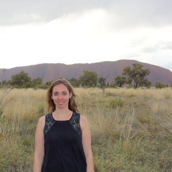 Nicola from Mapping Your Travel at Uluru Nicola from Mapping Your Travel at Uluru